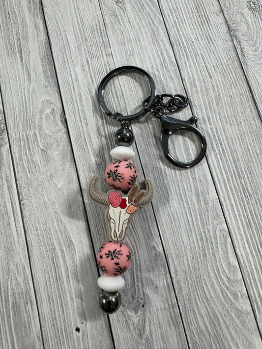 Western Pink Keychain