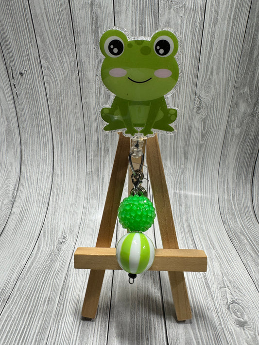 Frog Badge Reel